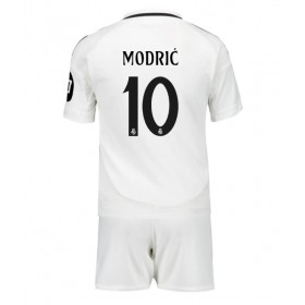 Dětské fotbalový komplet Real Madrid Luka Modric #10 Domácí košile 2024-25 Krátkým Rukávem